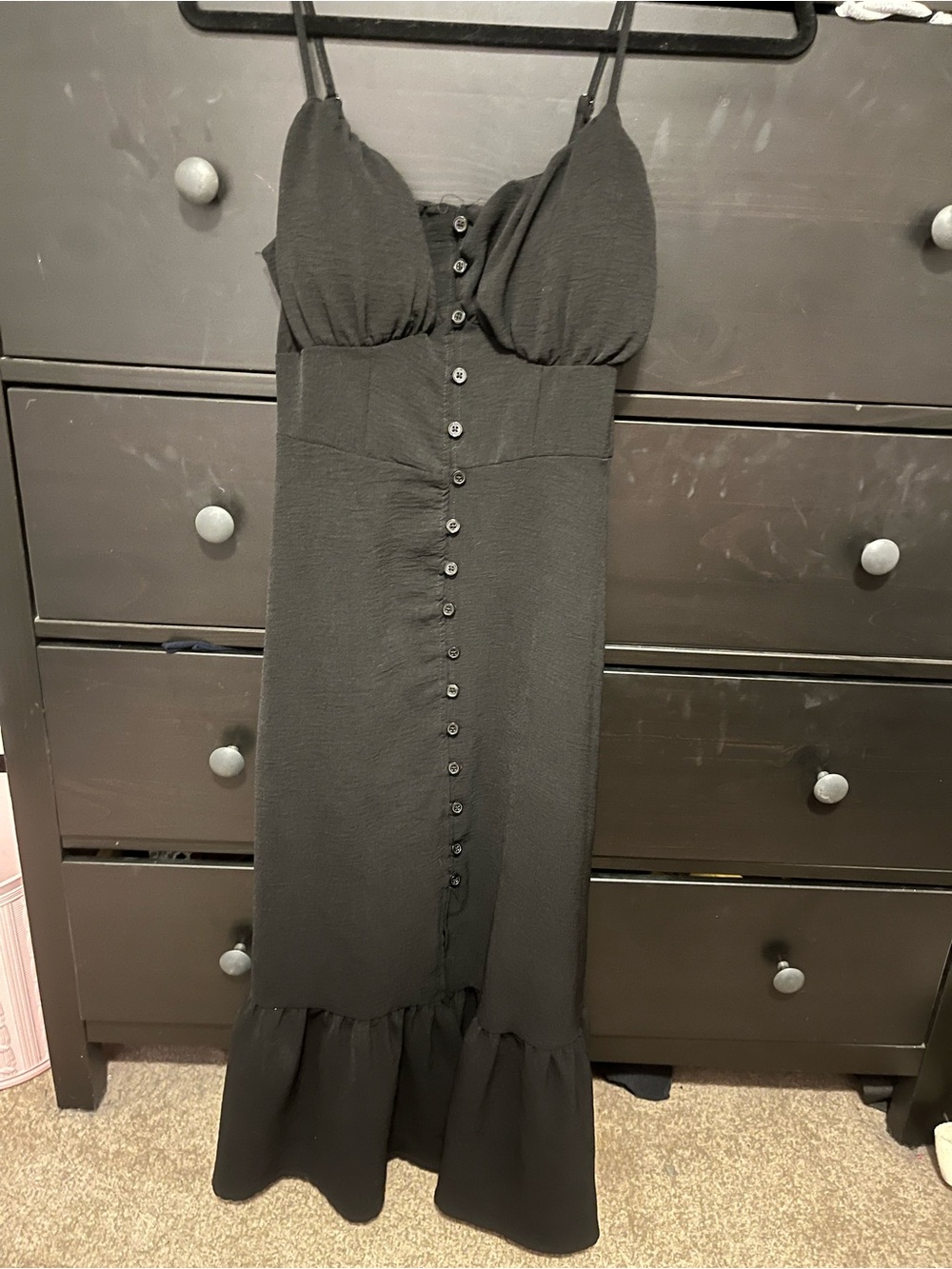Midi black dress